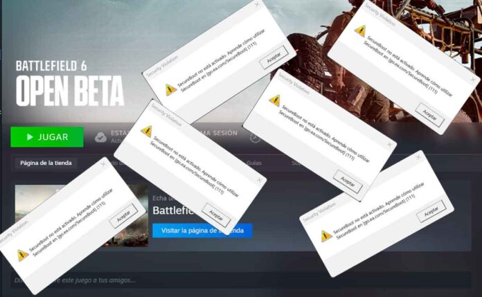 Error de Battlefield 6: Security Violation